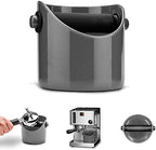 Dreamfarm Grindenstèin Sturdy, Compact, Modern Space-Saving Espresso Coffee Grind Knock Box - Silver by Dreamfarm