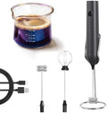 YARRAMATE Espresso Shot Glass (3.4oz/100ml) & Milk Frother (Black) by YARRAMATE