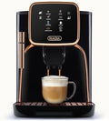 Zulay Kitchen Magia Automatic Espresso Machine – Clasica, Black Copper – Super Automatic Coffee Maker with Built-in Grinder, Steam Wand, Self-Cleaning, Touch Panel, for Bean & Ground Coffee by ZulayKitchen