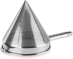 New Star Foodservice 34127 18/8 Stainless Steel China Cap Strainer, 10-Inch, Fine Mesh - Image 3