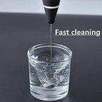 Milk Frother Handheld Foam Maker for Lattes - Whisk Drink Mixer for Coffee, Mini Foamer for Cappuccino, Frappe, Matcha, Hot Chocolate - Image 3