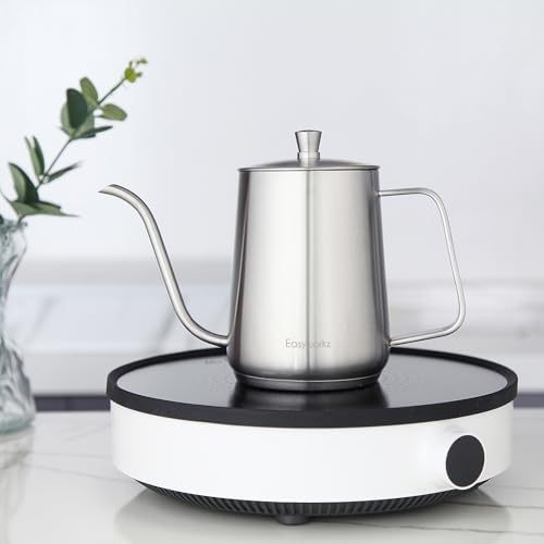 Easyworkz Gooseneck Pour Over Coffee Kettle 30 fl oz Bundled with Stainless Steel Coffee Spoon - Image 6