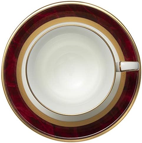 Noritake Y59589/4733 American Cup & Saucer 220cc Hemingway Maron Bone China - Image 6