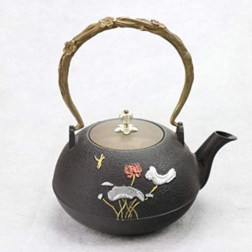 Cast Iron Teapot Japanese Style Tetsubin Tea Kettle 1L - Image 2