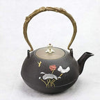 Cast Iron Teapot Japanese Style Tetsubin Tea Kettle 1L - Image 2