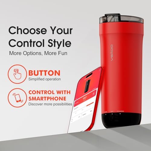 VSITOO S5 16oz Self Heating Travel Mug, Car & Desktop Charging Included - Image 6