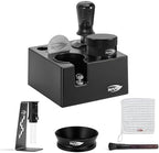 IKAPE 8-IN-1 51MM Espresso Tool Set, Coffee Tamper & Distributor Kit with Magnetic Funnel, Puck Screen, Tamper Station, WDT Tool, Cleaning Brush & Towel for Home Barista by IKAPE