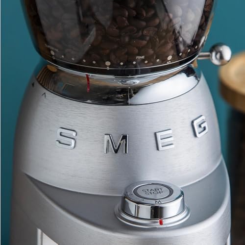 SMEG Electric Espresso Coffee Grinder, Stainless Steel - Image 5