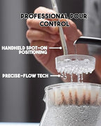 MELODRIP Pour Over Coffee Tool for Cleaner and Sweeter Brewing (Matte Grey Handle and Clear Dish) - Image 5