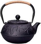 Japanese Tetsubin Tea Kettle Cast Iron Teapot with Stainless Steel Infuser by Unknown
