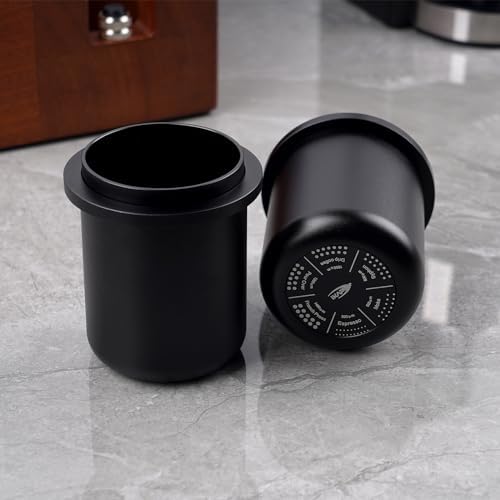 IKAPE 58MM Espresso Dosing Cup, Compatible with All the 58MM Portafilters, Espresso Coffee Accessory, Made of Aluminum (Black) - Image 5