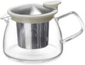 Forlife Bell Glass Teapot with Basket Infuser, 14-Ounce/430ml, White by Unknown
