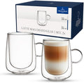 Villeroy & Boch – Artesano Hot & Cold Beverages Latte Macchiato Glass, Set of 2 Glasses, Double-Walled Glasses for Cold and Hot Beverages, 11.75 oz, Borosilicate Glass, Dishwasher-Safe, Microwave-Safe by Unknown