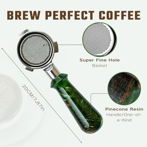 54mm Bottomless Portafilter for Breville, 3-Ear with 18g Basket - Image 4