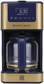 West Bend Timeless 12-Cup Programmable Coffee Maker with Brew Strength Selector for Hot and Iced Coffee, Includes 1-4 Cup Brew Option and Permanent Filter - Image 6
