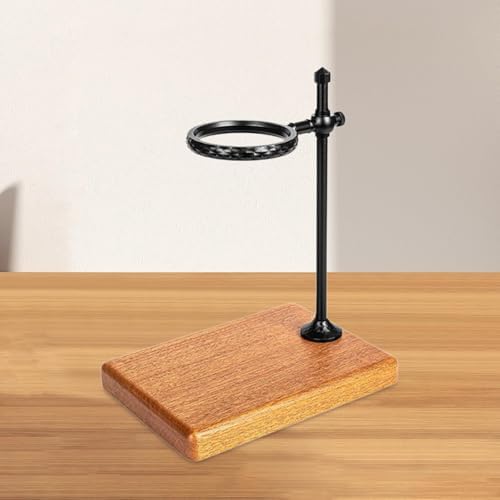 Pour Coffee Station Drip Coffee Stand Wooden Reusable Multifunction with Part for Coffee Lovers, Black - Image 5