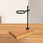Pour Coffee Station Drip Coffee Stand Wooden Reusable Multifunction with Part for Coffee Lovers, Black - Image 5