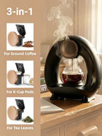 Single Serve Coffee Maker for K Cup Ground Coffee and Tea Leaves - Image 3