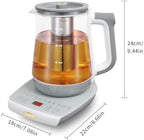 Health Pot Electric Kettle with Infuserand stew pot,Smart Fruit Hot Tea Maker, Temperature Control and Tea Keep Warm, 12 Functional Procedures, 1.8 Liters of Capacity - Image 6