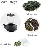 Classic tea kettle, Cast Iron Teapot,Cast Iron Tea Pot,Teapot Japanese Tetsubin Cast Iron Tea Kettle With Stainless Steel Infuser Black(Size:600ML) (Color : Black, Size : 1200ML) (Color : Black, Siz - Image 5