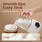 4-in-1 Electric Milk Frother and Steamer for Whole Milk, LED Touch Screen - Image 3