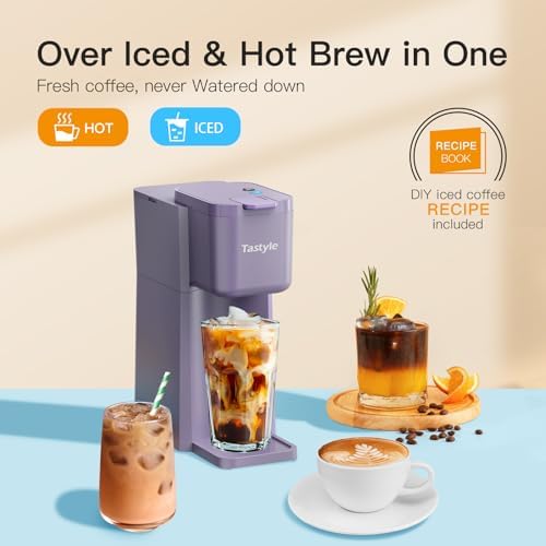 Tastyle Mini Single Serve Hot and Iced Coffee Maker for K Cup and Ground - Image 3
