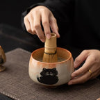 Matcha Whisk Set -4 Piece Ceremony Matcha Set with Matcha Whisk,Bamboo Matcha Scoop, Whisk Holder,Ceramic Matcha Bowl,Cat Design Matcha Tea Ceremony fit for Traditional Japanese Tea Ceremony (Cat A) - Image 6