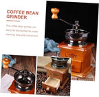 Cabilock Unique Manual Coffee Grinder Inspired Hand Bean Hand Crank Portable Burr Mill Grain Mill Crank Ceramic Core for Coffee Enthusiasts - Image 2