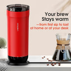 VSITOO S5 16oz Self Heating Travel Mug, Car & Desktop Charging Included - Image 3
