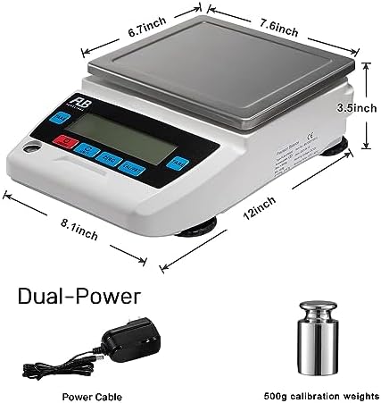 FLB Lab Scale Digital Precision Balance with DWT Unit 2000g x 0.01g - Image 4
