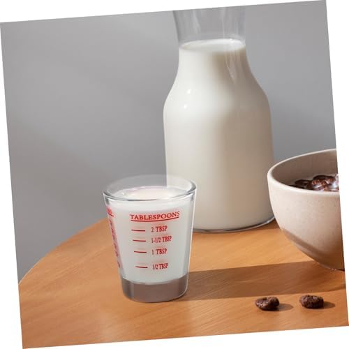 8 Pack 30ml Glass Measuring Cups with Dual Scale for Baking - Image 7