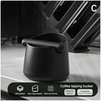 Coffee Knock Box with Removable Knock Bar, ABS Stainless Steel - Image 2