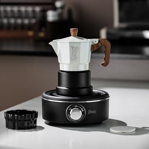 Bincoo Three Valve Espresso Maker Stovetop,Camping Moka Pot 2 Cup/120ML,Stove Top Espresso Italian Coffee Maker - Image 3