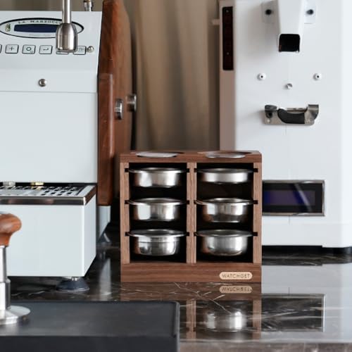 watchget 58mm Espresso Filter Basket Stand Portafilter Basket Holder Rack - Image 3