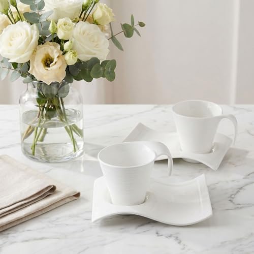 Porcelain Coffee cup and saucer Mugs,5.17 Ounce, Savor Espresso Mugs Cups for Latte, Hot Tea, Cappuccino, Mocha, Cocoa, Mugs Set - Image 7