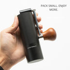 Manual Coffee Grinder – Foldable Stainless Steel Handle with Wooden Knob, 38mm Conical Burr, Adjustable Grind for Espresso to French Press, Portable Hand Grinder for Home & Travel - Image 6