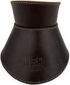 Hide & Drink, Pour Over Collar Compatible with Chemex 6-Cup Glass Handmade from Full Grain Leather - Bourbon Brown - Image 2