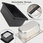 Espresso Knock Box, Stainless Steel Coffee Bag Container, With Steel Bracket And Noise Reducing Rubber Ring (L) - Image 6