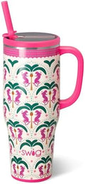 Swig Life 40oz Leakproof Mega Mug with Handle & Straw, Palm Royale by SwigLife