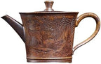 Tea Pots For Loose Tea Chinese Style Household Kung Fu Tea Set Vintage Ceramic Hand-carved Teapot Tea Infuser Pot by GKOKG