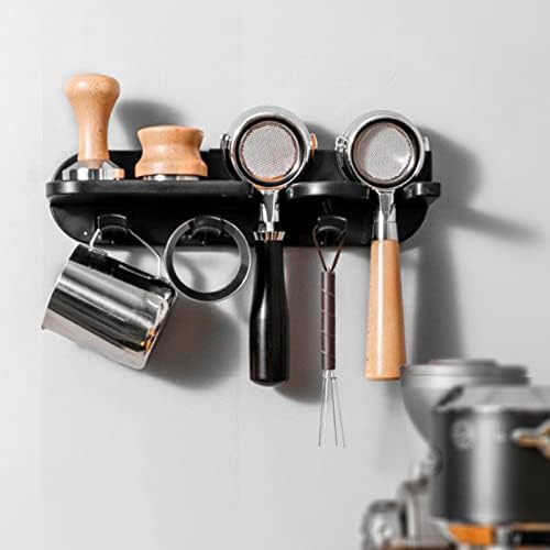 Generic Coffee Portafilter Wall Mount Rack | Baristaa Espresso Tools Rack | Coffee Tamper Holder, Coffee Station Organizer, Espresso Accessories Organizer Rack for Baristaa, Coffee Tool Wall Shelf - Image 2