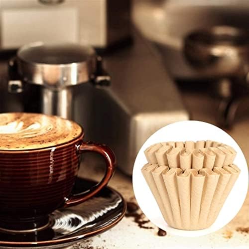 Coffee Filters Large Coffee Maker Filters Natural Unbleached Eco-Friendly Degradable Paper Basket - Image 4
