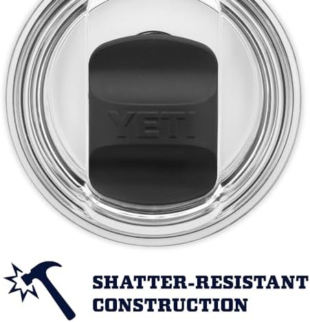 YETI Rambler 10 oz Tumbler, Stainless Steel, Vacuum Insulated with MagSlider Lid, Big Wave Blue - Image 6