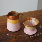 Handmade Ceramic Pour Over Coffee Dripper Set, Pink - Image 3