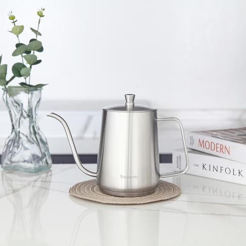 Easyworkz Gooseneck Pour Over Coffee Kettle 30 fl oz Bundled with Stainless Steel Coffee Spoon - Image 5