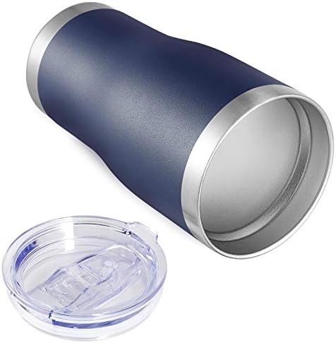 VEGOND 20oz Tumbler Stainless Steel Tumbler Cup with Lid And Straw Vacuum Insulated Double Wall Travel Coffee Mug(Navy Blue 12 Pack) - Image 6