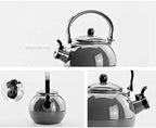 Tea Kettle Stovetop Whistling Tea Kettle 2L Tea Kettle Stovetop Whistling Teapot Modern Whistling Tea Pot for Stovetop Pot - Image 3