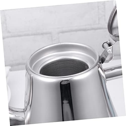 LABRIMP 2L Stainless Steel Tea Pot with Strainer for Home and Restaurant Use Sturdy Water Kettle with Fine Mesh Infuser for Brewing Loose Leaf Tea - Image 5