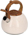 Eujgoov Whistling Tea Kettle, 304 Stainless Steel Whistling Kettle 3L by Eujgoov