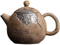 Tea Pots For Loose Tea Old Rock Mud Teapot Handmade Household Retro Teapot Single Pot Japanese Hand-caught Pot Tea Infuser Pot by GKOKG